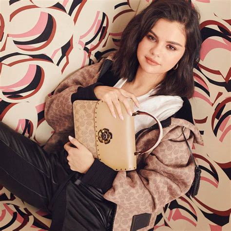 selena gomez coach collection.